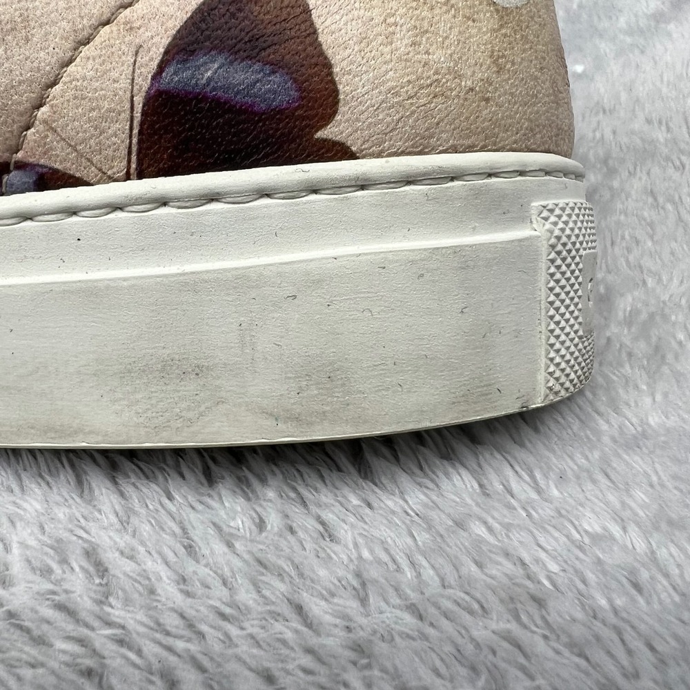 Givenchy Butterfly Women 9 Slip On Shoes Beige Leather Sneakers Designer Fashion - Picture 7 of 16